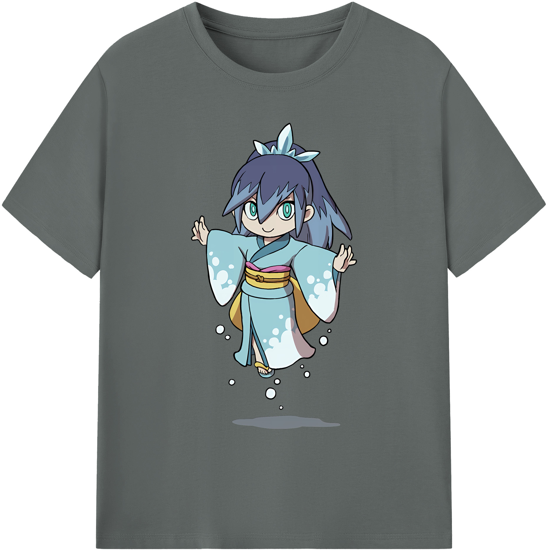 （画像用） 妖怪ウォッチ Yo-kai Watch 綿100％ メンズ半袖Tシャツ｜肌触りやわらか＆通気性